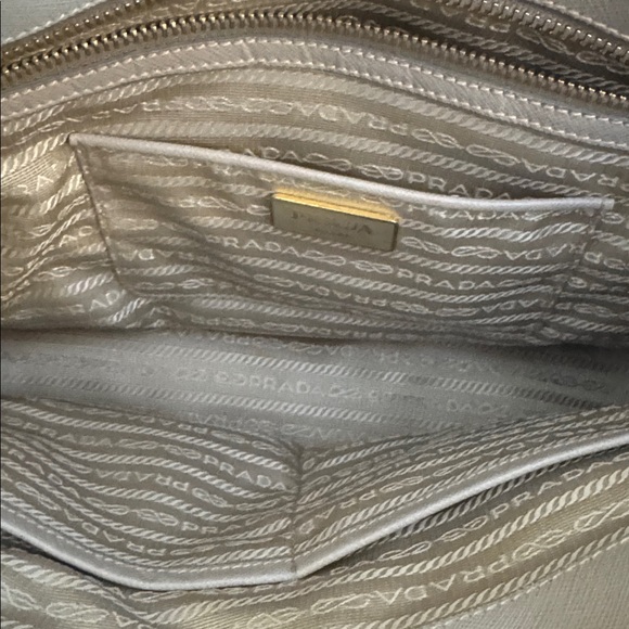 Prada Gray Galleria Saffiano Leather Tote Bag - Picture 14 of 16